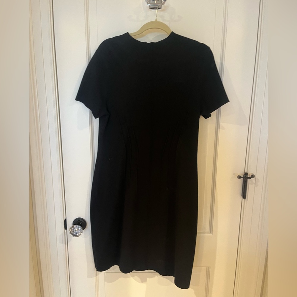 Eliza j short sleeve fine knit sweater dress
